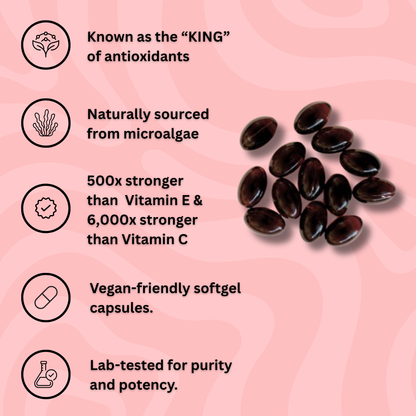 Astaxanthin – Ultimate Glow & Sun Protection for Radiant Skin
